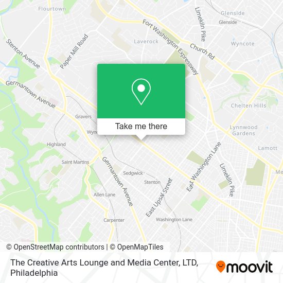 Mapa de The Creative Arts Lounge and Media Center, LTD
