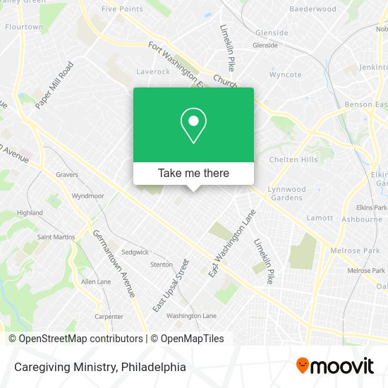 Caregiving Ministry map
