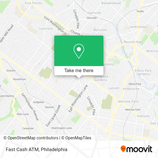 Fast Cash ATM map