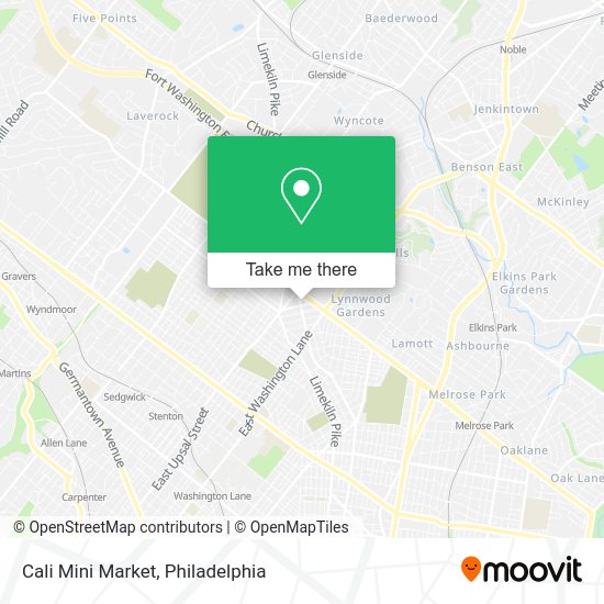 Mapa de Cali Mini Market