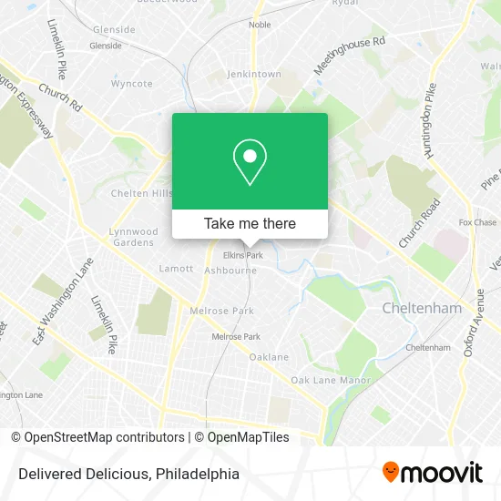 Delivered Delicious map