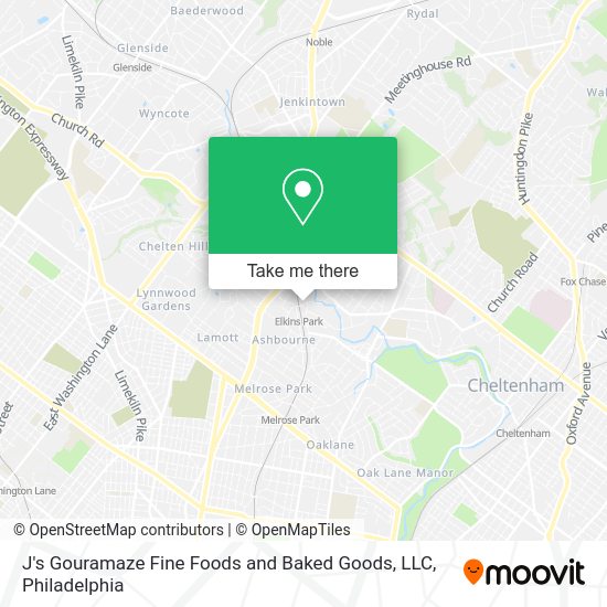 J's Gouramaze Fine Foods and Baked Goods, LLC map