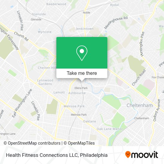 Health Fitness Connections LLC map