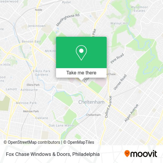 Mapa de Fox Chase Windows & Doors