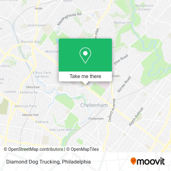 Diamond Dog Trucking map