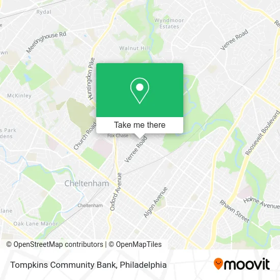 Tompkins Community Bank map