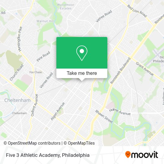 Mapa de Five 3 Athletic Academy