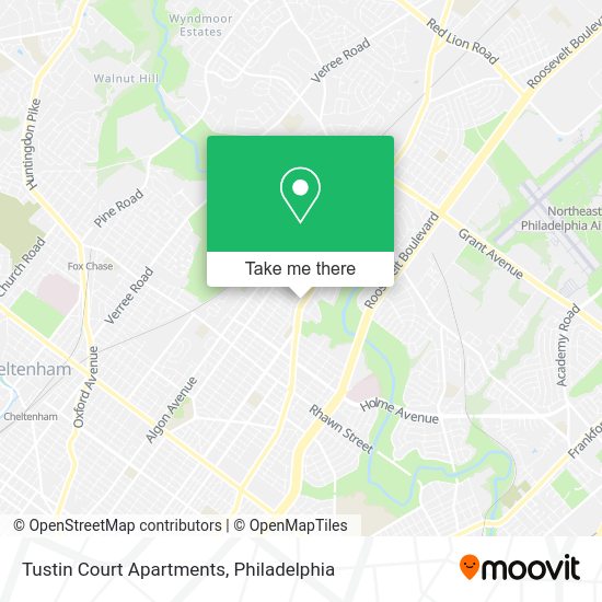 Tustin Court Apartments map