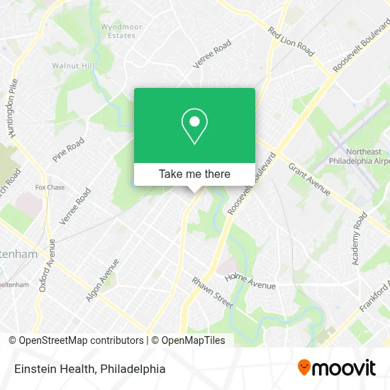 Einstein Health map