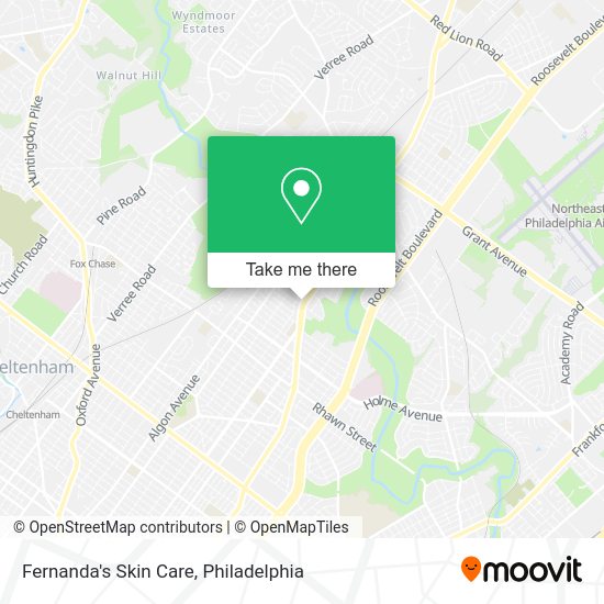 Fernanda's Skin Care map