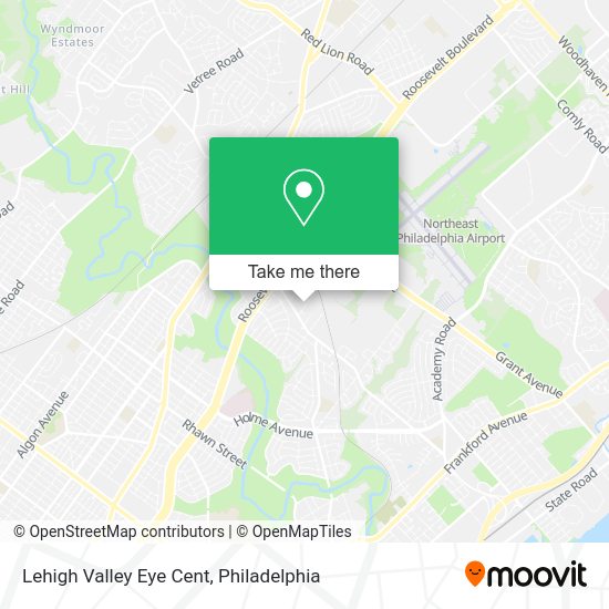 Lehigh Valley Eye Cent map