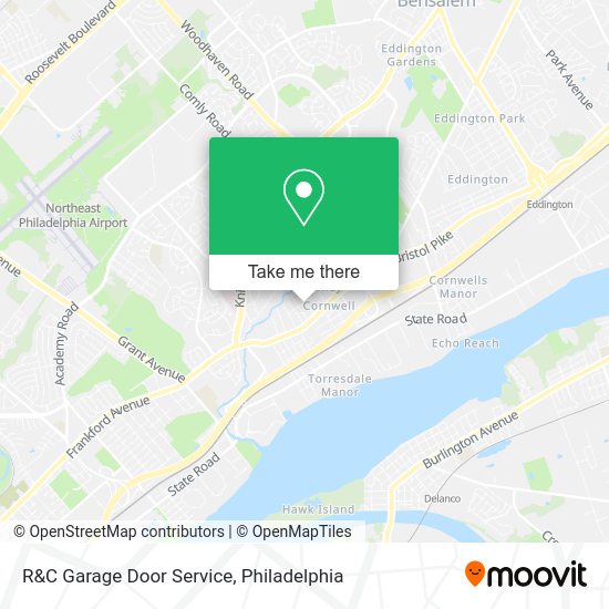 Mapa de R&C Garage Door Service