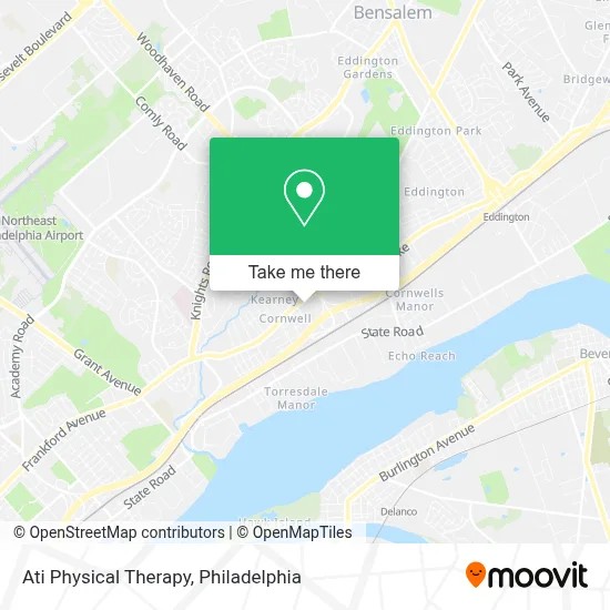 Ati Physical Therapy map