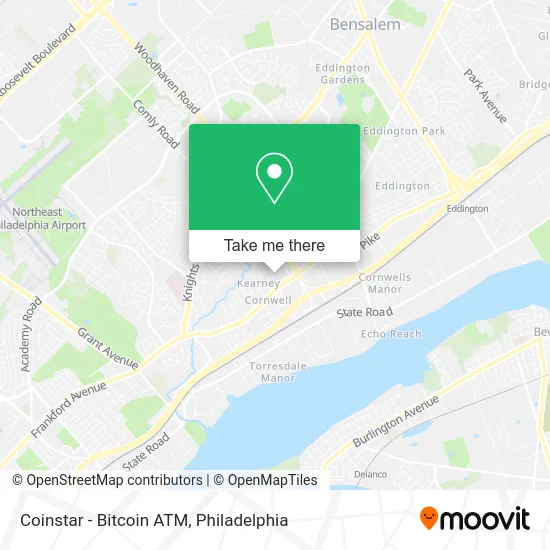 Coinstar - Bitcoin ATM map