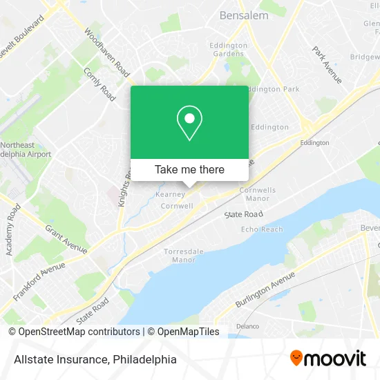Allstate Insurance map