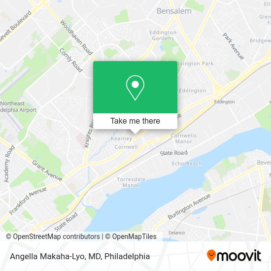 Angella Makaha-Lyo, MD map