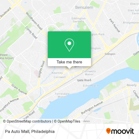 Pa Auto Mall map