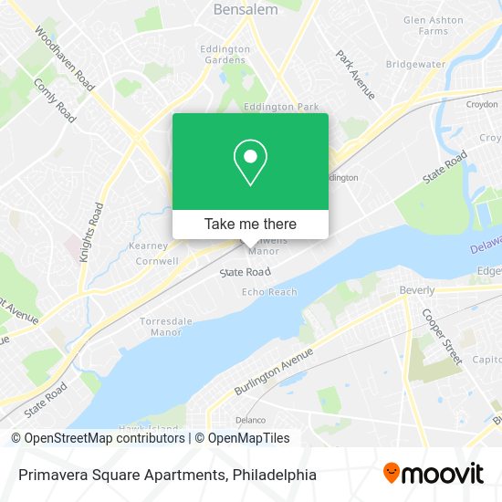 Primavera Square Apartments map