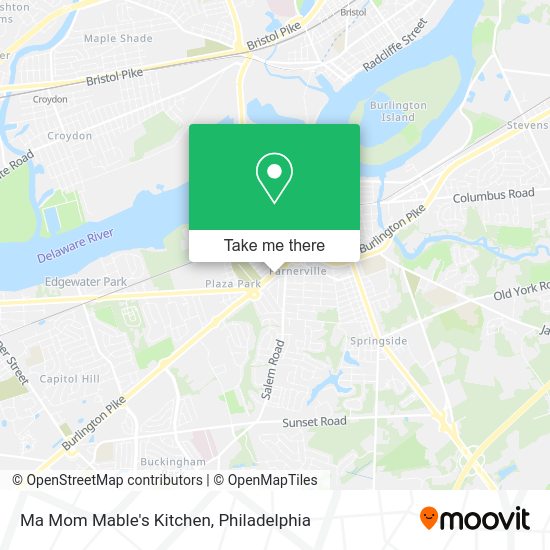 Ma Mom Mable's Kitchen map