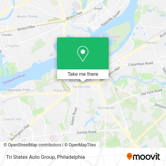 Tri States Auto Group map