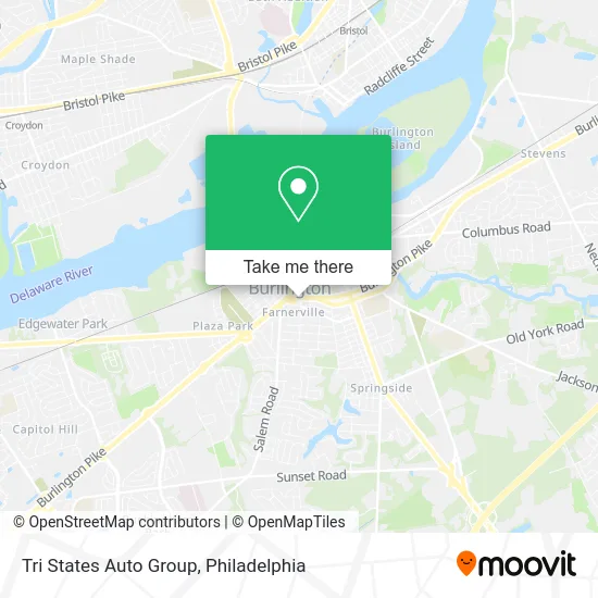 Tri States Auto Group map