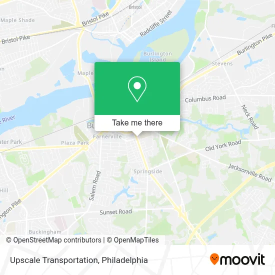 Upscale Transportation map