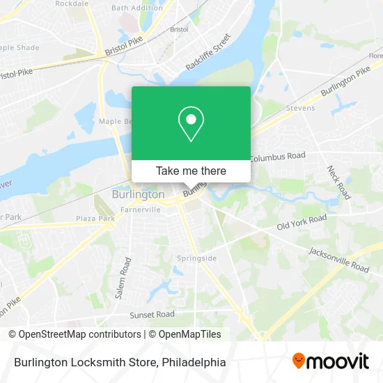Burlington Locksmith Store map