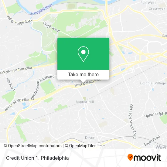 Credit Union 1 map