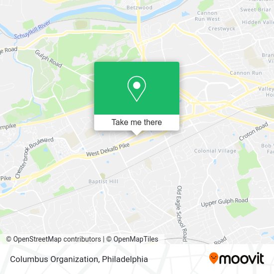 Mapa de Columbus Organization