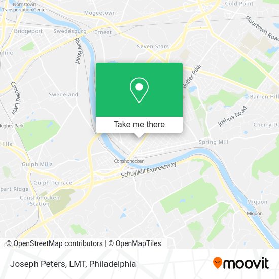 Mapa de Joseph Peters, LMT