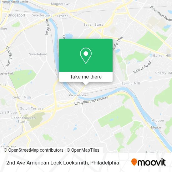 2nd Ave American Lock Locksmith map
