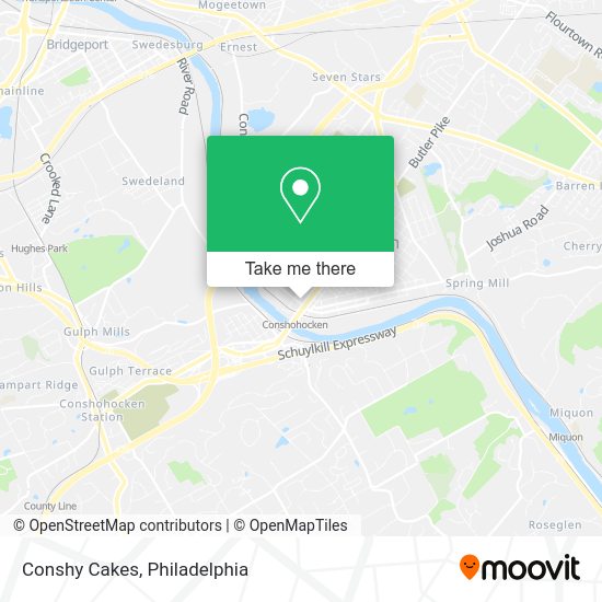 Mapa de Conshy Cakes