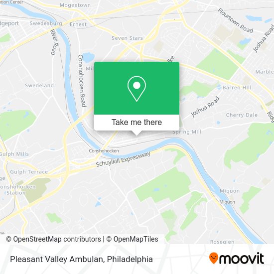 Pleasant Valley Ambulan map