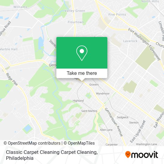 Mapa de Classic Carpet Cleaning Carpet Cleaning