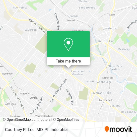 Courtney R. Lee, MD map