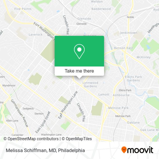 Melissa Schiffman, MD map