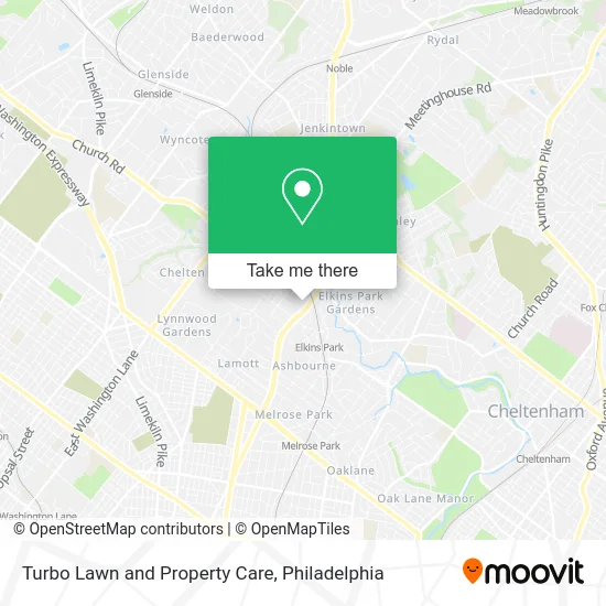 Turbo Lawn and Property Care map