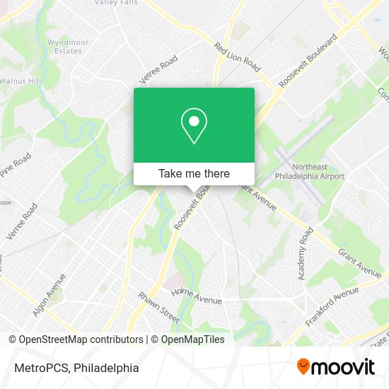 Mapa de MetroPCS
