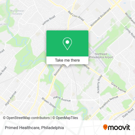 Mapa de Primed Healthcare