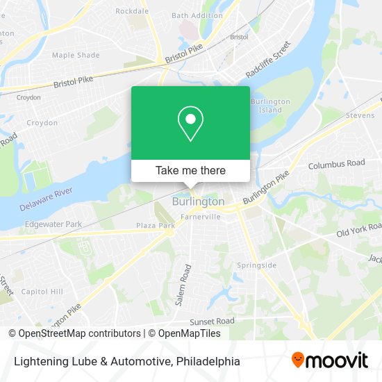 Lightening Lube & Automotive map
