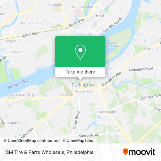 Mapa de SM Tire & Parts Wholesale