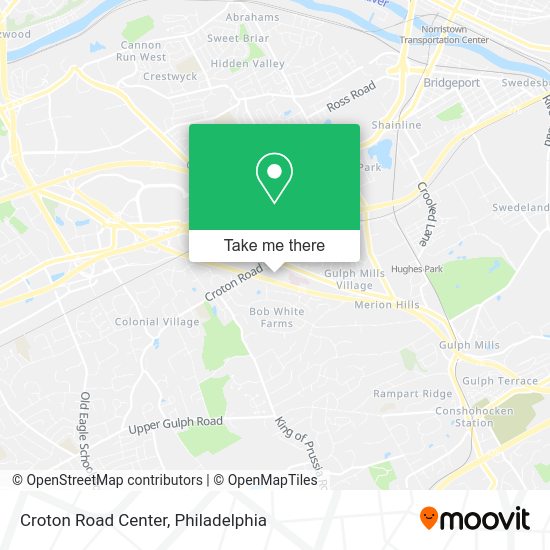 Croton Road Center map