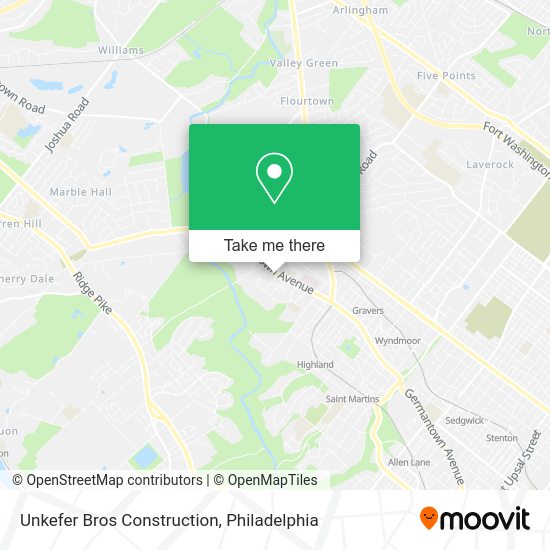 Mapa de Unkefer Bros Construction