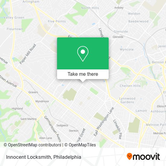 Innocent Locksmith map