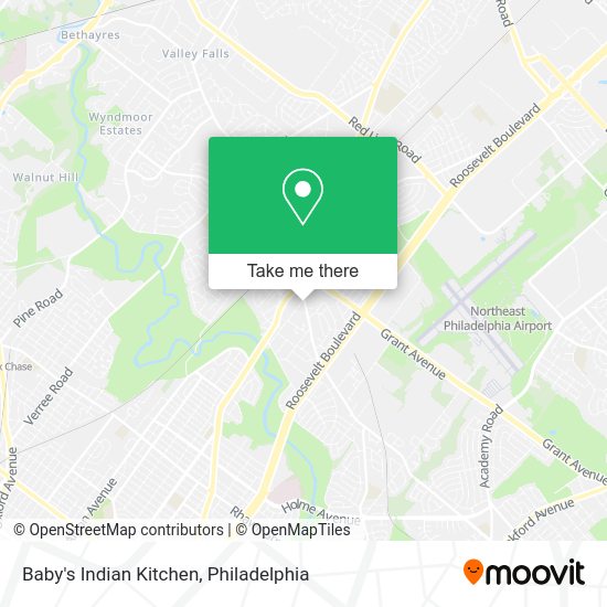 Mapa de Baby's Indian Kitchen