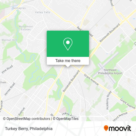 Mapa de Turkey Berry
