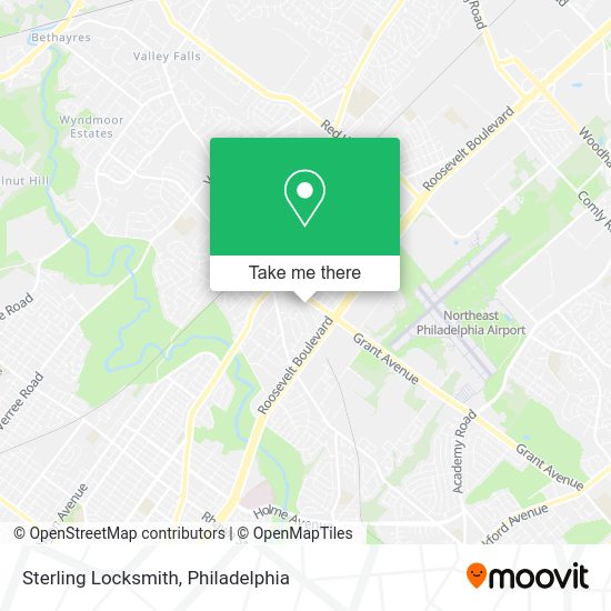 Mapa de Sterling Locksmith
