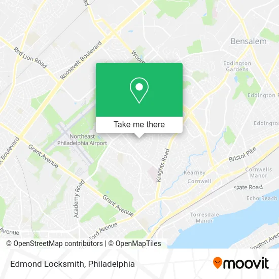 Edmond Locksmith map