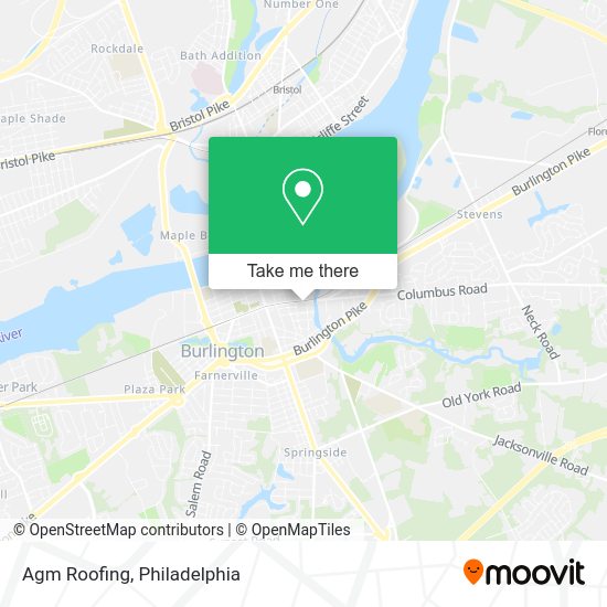 Agm Roofing map