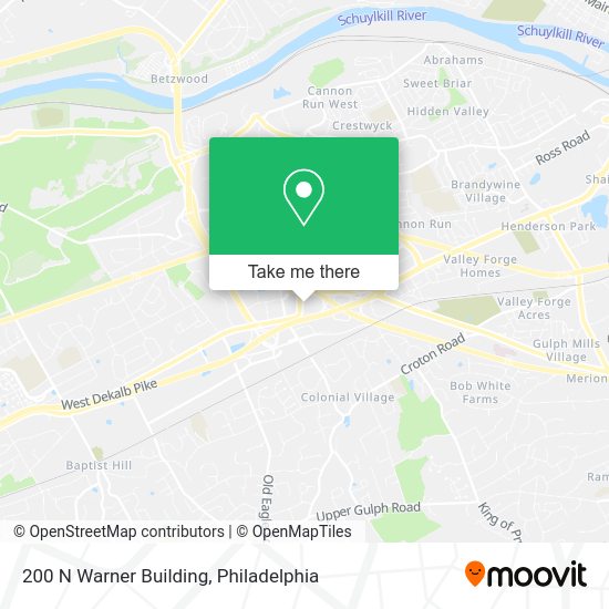 200 N Warner Building map